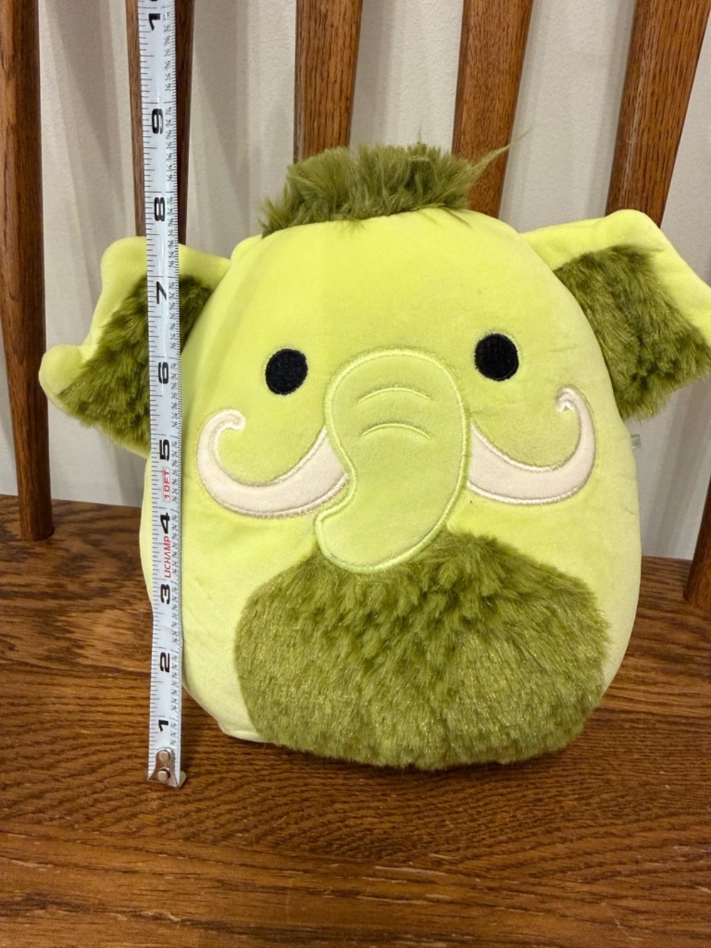 Squishmallows 8” Farhad the Green Woolly Mammoth – Like New